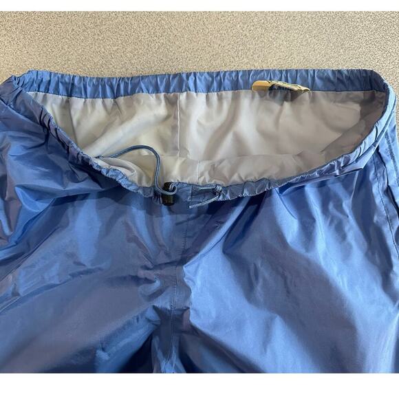 LL Bean Men's Size Large Vintage Gore-tex Nylon Pants Zip Ankle‎ Reflective Rain - Picture 4 of 13